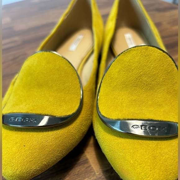EUC GEOX Respira Women’s Wleslie Ballerina Flats, Acid Yellow, Size 36 - Picture 5 of 5